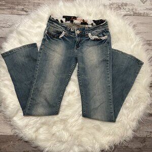 SOPHIE PARIS Cow print fluff Jeans SIZE 3